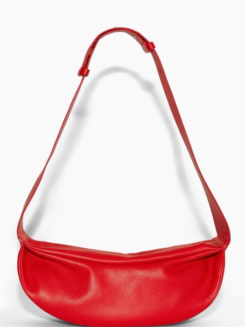 Red Leather COS Sling Bag